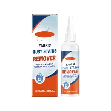Fabric Rust Stain Cleaner, 3.4 oz Remover for Clothing without Damaging Fabric, Laundry Aid