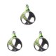thumbnail image 4 of Greeniant Arnés para mascotas Chaleco de malla de nylon ajustable Entrenamiento nocturno Poliéster elástico Clip trasero Correa Verde L 3piezas, 4 of 6