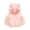 Pink, variant on Usaibhir Winter Down Coats for Kids Baby Boys Girls Light Puffer Padded Jacket Bear Hoods Toddler Outerwear 1-6T