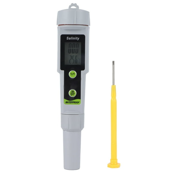 ZOUSSIQI Salinity Meter Digital PenType Salinity Tester for Seawater Salt Water Swimming Pool JU316-26175