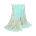 thumbnail image 2 of Lightweight Scarves Fashion Flowers Print Women Cotton Wrap Scarf Head Shawl Summer Gift, 2 of 3