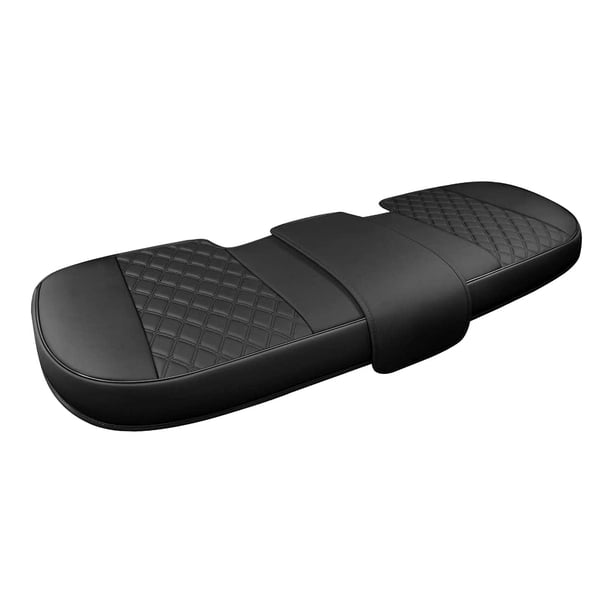 Elegante cuero de la PU Asiento trasero de coche Cubierta inferior Cojín Trasero negro Sunnimix Funda para asiento de coche trasero