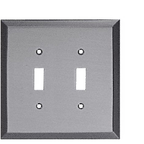 CRL MMP8BN Brushed Nickel Double Toggle Metal Mirror Plate