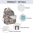 thumbnail image 4 of Pioneer Flower Backpack for School,Cute School Bag,Schoolbag with Adjustable Shoulder Straps & Padded Back,13.4"x11"x4.7", 4 of 6