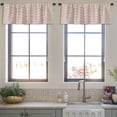 thumbnail image 4 of LALILO Kitchen Curtain Valance Oriental Digital Art Mountain Rod Pocket Window Curtain 52"x 18" Set of 2, 4 of 7
