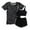 Black, variant on XEGLSBU Toddler Swimsuit Girl Neon Kids Girls 3 Piece High Waisted Letter Tape Bikini Swimsuit Bathing Suit with Cover Up Black Size 6-7 Years