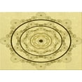 thumbnail image 1 of Ahgly Company Machine Washable Indoor Rectangle Transitional Sun Yellow Area Rugs, 8' x 12', 1 of 7