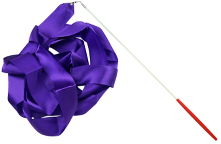 4M Dance Ribbons Rhythmic Gymnastics Ribbon Streamer Rod Baton Twirling