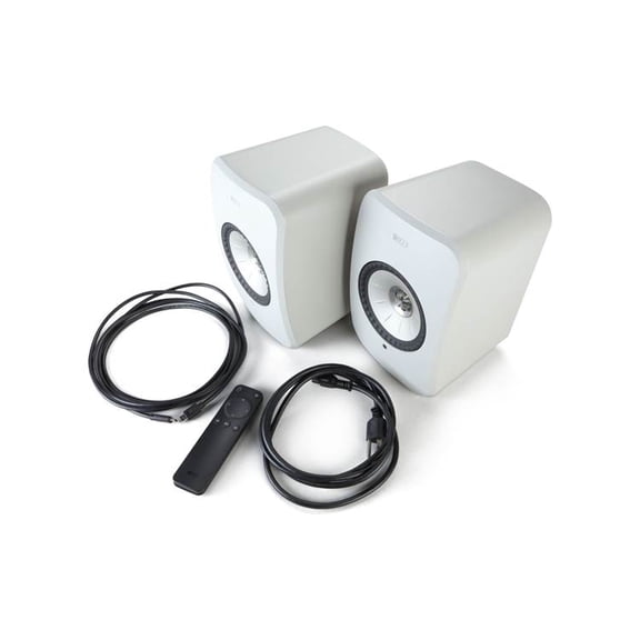 Pre-Owned KEF LSX II LT Powered speakers with Wi-Fi, Apple AirPlay 2, Google Cast, and Bluetooth (Graphi