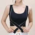 thumbnail image 2 of Everyday Bras for Women Bras 36c Super Push up Bra Padded Bras for Women Women Bras plus Size Push up Compression Sports Bras for Women Back Bra Womens Sports Bras Bras for Women Sports Bra Black 3XL, 2 of 4