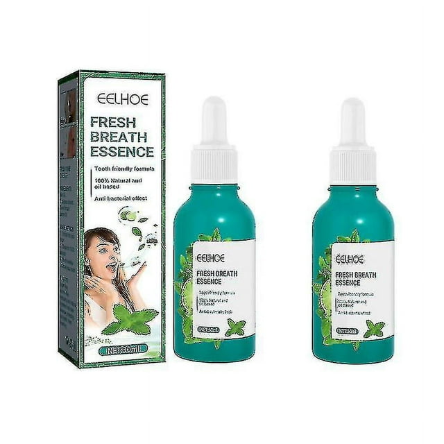 2pcs Bad Breath Removing Drops - Fresh Breath Professional Formula Oral Care Essence