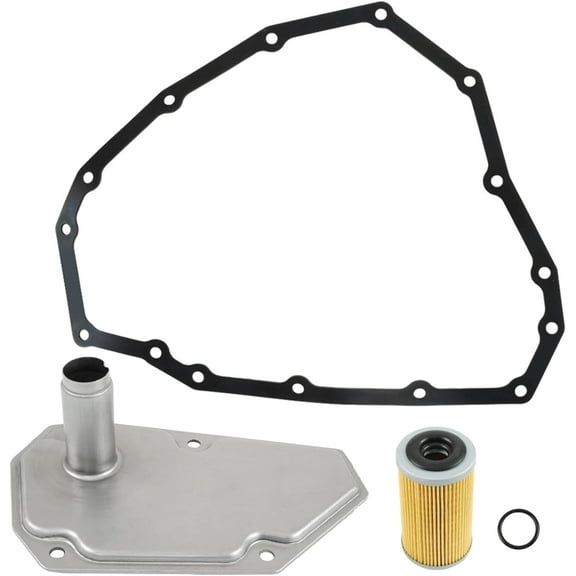OTTULUR Transmission Oil Filters with Pan Gasket Kit 31728-3JX0A 31728-3JX0B Replacement for Nissan Sentra Versa