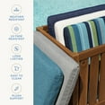 thumbnail image 4 of Medina Medallion Pacific Blue Essentials Tufted Seat Cushion (2-Pack), 4 of 7