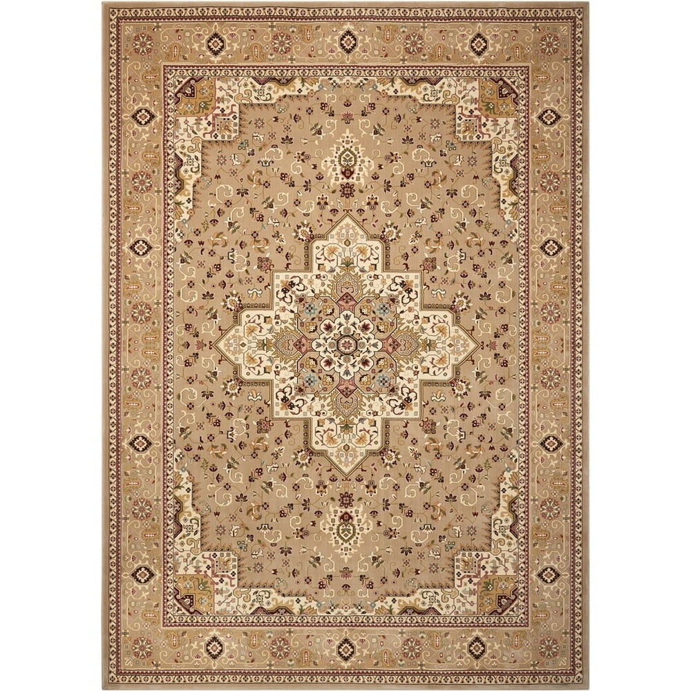 Kathy Ireland Antiquities Beige Area Rug by Nourison