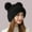 Black, variant on Babysbule Hats for Women Winter Women Ladies Winter Fisherman's Hat Cute And Warm Caps Hunting Fishing Hat