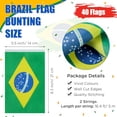 Yellow Ribbon String 54 Pcs Brazil String Pennant Banners, Brazilian Flag Green Yellow Blue ...