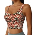 thumbnail image 2 of Balery Poker Chips Sujetadores deportivos con espalda cruzada para mujer, acolchados, sin costuras, de alto impacto, ideales para yoga, gimnasio, entrenamiento y fitness.-Small, 2 of 8