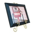 thumbnail image 2 of Maypes Heavy Duty Metal Artisan Curved Book Stand, Picture Frame Stand, Plaque Stand, Cook Book Stand, Gold, 2 of 4