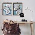 thumbnail image 4 of Stupell Industries Oysters on the Half Shell Nautical & Beach Painting Brown Floater Framed Canvas Art Print Wall Art, 21 x 31, Set of 2, 4 of 10