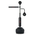 thumbnail image 1 of VEVOR Boxing Speed Trainer, Punching Bag with Stand, Reflex Boxing Bag for Teens & Adults, Height Adjustable Free Standing Strike Bag Set with Gloves, Workout Speed Bag, 1 of 9