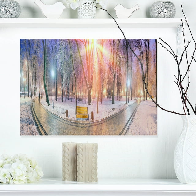 Beautiful Mariinsky Garden View - Landscape Photography Canvas Print