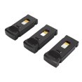 thumbnail image 5 of 3PCS 1800MAH 3.7V UAV Batería de Litio Reemplazo Portátil Quadcopter Batería de Litio con 1 para 3 Cable de Carga para S99MAX 811 K11, 5 of 5