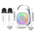 thumbnail image 5 of Karaoke Machine, InsCrazy Speakers with Microphone for Kids Adults, KTV Bluetooth Speaker Mini Portable Outdoor Microphone Integrated Speaker Gift Wholesale Wireless Audio, 5 of 5