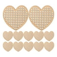 thumbnail image 1 of Miangastore 20Pcs Small Heart Tags Diy Engraving For Crafters And Lovers, 1 of 8