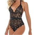 thumbnail image 2 of uublik Valentines Lingerie Set for Women Lace Plus Size Babydoll Sexy Naughty Bodysuit, 2 of 5