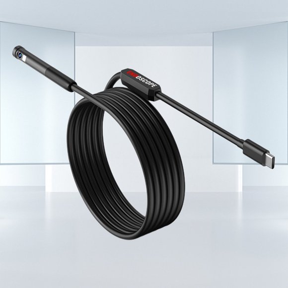 Dual Lens Inspection Camera 2 Megapixel Tube Borescope HD for IOS Andriod