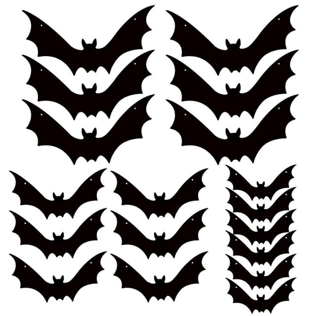 For Halloween Flying Bat Decor With Luminous Eyes Easy Versatile Hanging for Outdoor Yard Garden Display