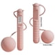 thumbnail image 5 of Cuerda de saltar con peso y contador, 1 par de cuerdas de velocidad ajustables para fitness, cable de acero y asas para entrenamiento de cuerpo completo, ideal para entrenamiento cruzado,, 5 of 6