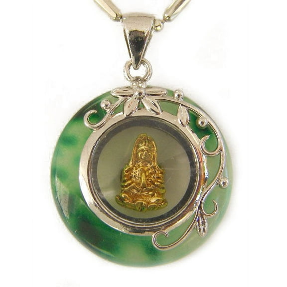 Jade Pendant with Kuan Yin Inside