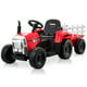 Kidzone 12V 7AH Kids Battery Powered Electric Tractor with Trailer ...