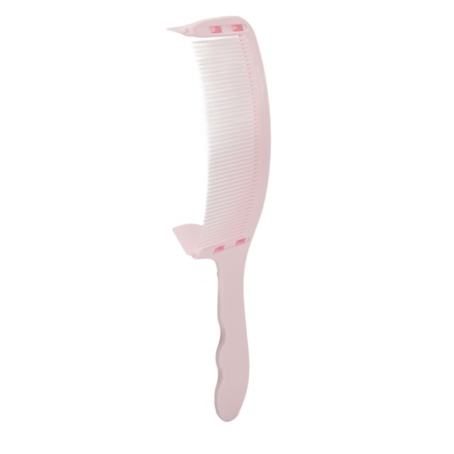 Peine de peluquero curvo, Peine de peluquero curvo S Peine superior plano curvo Peine de bebé curvo para cabello Rendimiento confiable