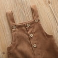 thumbnail image 4 of Baby Boy Girl Corduroy Overalls Suspender Bib Pants One-Piece Strap Jumpsuit, 4 of 6