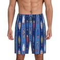 thumbnail image 1 of Vsdgher Shorts de Pyjama pour Hommes Imprimé Poisson Mignon Bas de Pyjama Légers avec Poches-TTG, 1 of 6