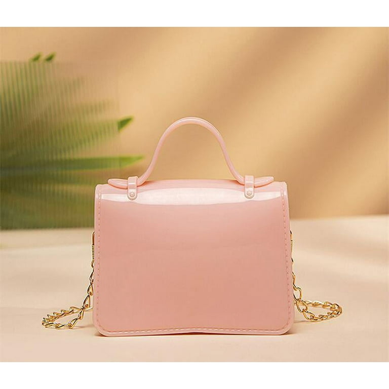  Small Dome Satchel Shiny Jelly Bag Candy Color Crossbody Purse  Shoulder Bag Top Handle Handbag for Women Girls : Clothing, Shoes & Jewelry