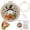 #A01-A, variant on Halloween Cross Stitch Kit, Happy Halloween Embroidery Set with Hoop, DIY Needlepoint Craft for Beginners Adults, Ghost Pumpkin Bat Wall Decor Home Party Polyester