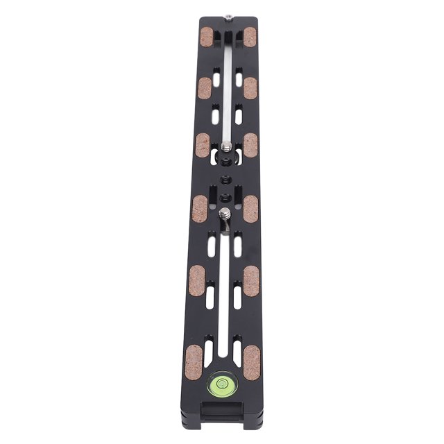 Placa de Liberación Rápida, Aleació de Aluminio de Placa Base de Trípodos Con Cámaro Con Tornillos de 1/4 y 3/8 Pulgadas para estabilizadores