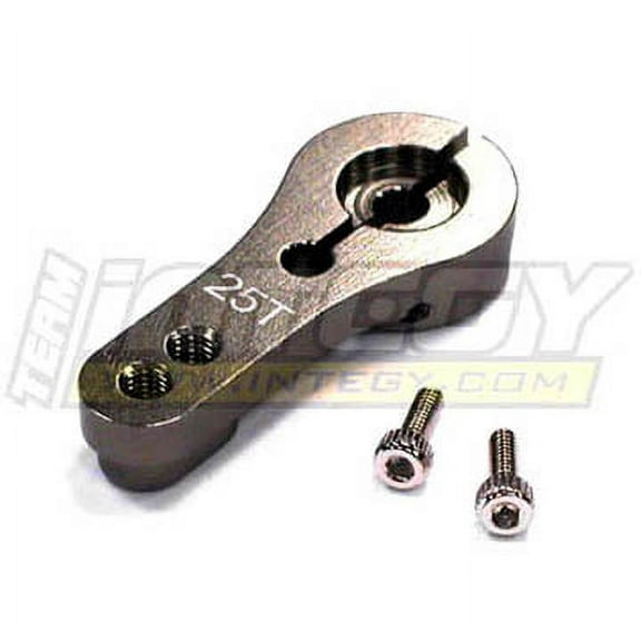 Integy RC Toy Model Hop-ups C22944GUN Alloy Servo Horn 25T for Futaba Servo (r=20, 24mm)