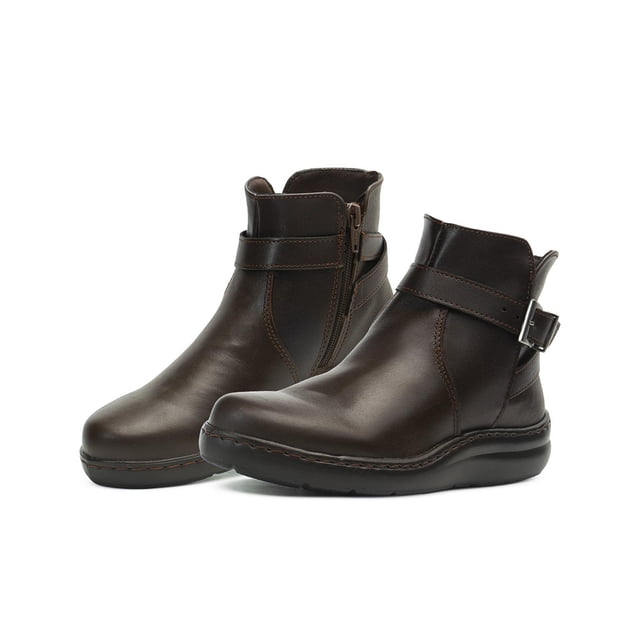 Botin Casual Green Love Piel Lisa Dama Antiderrapante Café cafe 22