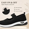 thumbnail image 4 of CHICVOMEY Comfortable Sneakers for Women Lightweight Breathable Mary Jane Shoes Non-slip Mesh Walking Shoes for Daily Wear and Travel, 4 of 8