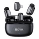 thumbnail image 1 of BOYA mini 2 Micrófono inalámbrico para iPhone y Android, cancelación de ruido AI, control de aplicaciones, 48k Hz/24 bits, duración de la batería 30H con estuche de carga, micrófono de solapa inalámbr, 1 of 7