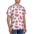thumbnail image 5 of Rocae Watermelon for Men's Moisture-Wicking Crew Tee - T-Shirt for Sports, Outdoor Activities, and Casual WearMedium, 5 of 9