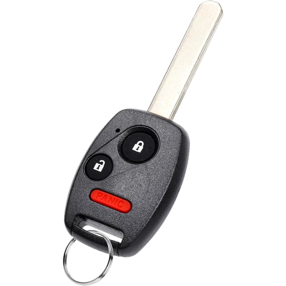 Car Key Fob Keyless Entry Fits for Honda CRV CRZ Fit Insight Accord Crosstour 2007 2008 2009 2010 2011 2012 2013 Remote Control Head Key Replacement MLBHLIK-1T 35111-SWA-306 3 Button 46 Chip