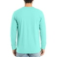 thumbnail image 4 of JGNGSHN V Neck T Shirts for Women Long Sleeve Basic Tees Solid Color Casual Slim Fit Fall Shirt, 4 of 7