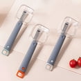 thumbnail image 3 of 1Pcs Multi-Functional Vegetable Peeler with Container For Kitchen, Handheld Kitchen Peeler for Potatoes Cucumbers Carrots Vegetables Home Cooks Parents Beginners Meal Prep Apartment Dorm, Orange, 3 of 5