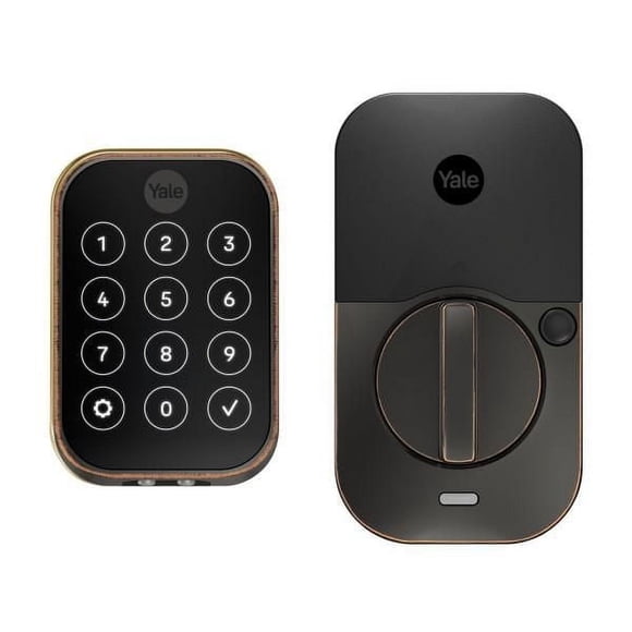 YALE ASSURE LOCK 2 KEY-FREE WITH WI-FI OIL RUBBED BRONZE