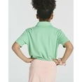 thumbnail image 4 of Real Essentials 3 Pack: Girls' Short Sleeve Performance Polo School Uniform(Ages 4-18), 4 of 6